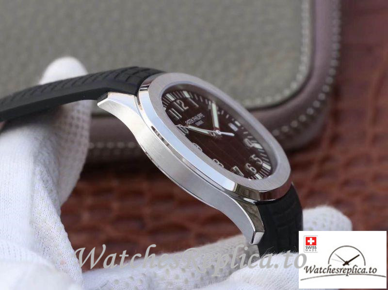 Swiss Patek Philippe Aquanaut Jumbo Replica 5167A-001 Black Strap 40MM - WatchesReplica.is