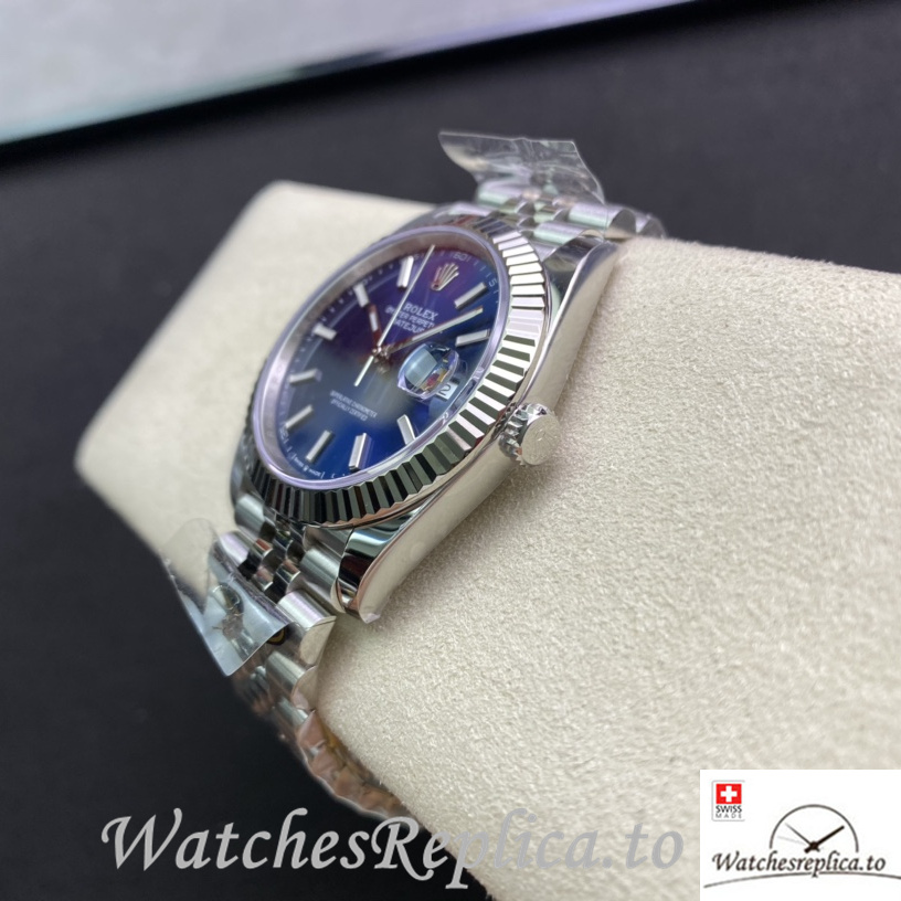 Swiss Rolex Datejust 126334 Replica Stainless steel strap 41MM - WatchesReplica.is