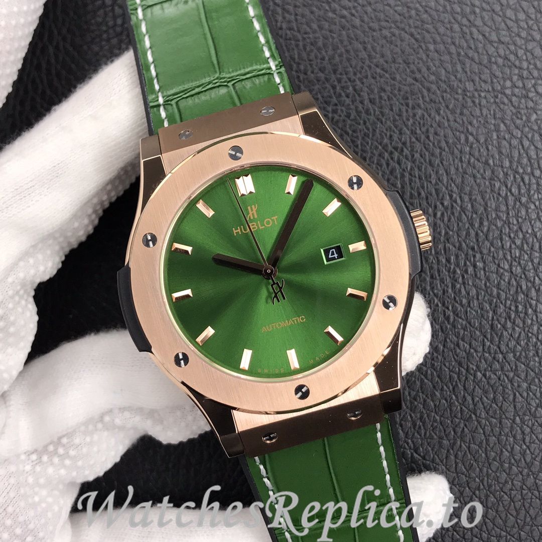 Hublot Replica Classic Fusion Series Leather strap 45MM - WatchesReplica.is