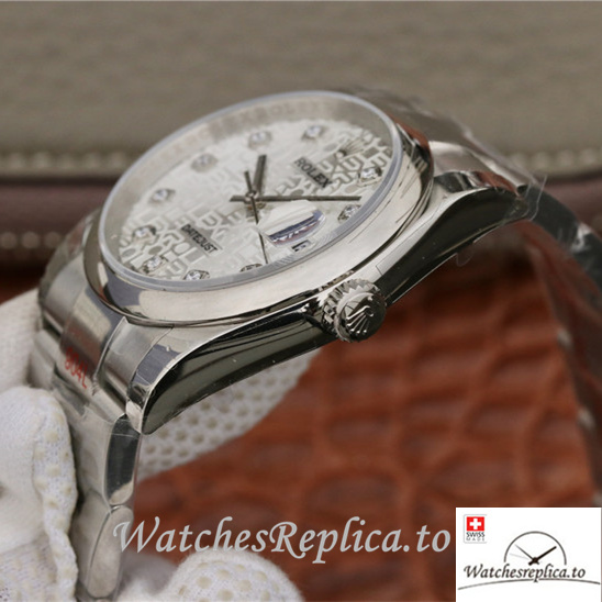 Swiss Rolex Datejust Replica 116200 Stainless steel strap 36MM - WatchesReplica.is
