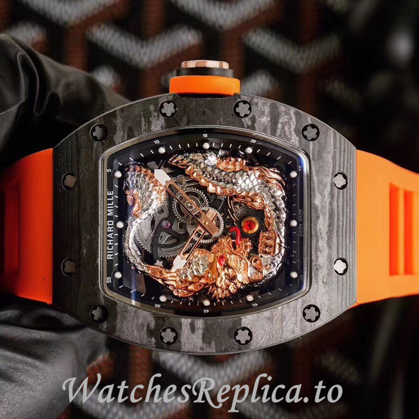 Richard Mille Replica RM57-03 Rubber strap 50MM - WatchesReplica.is