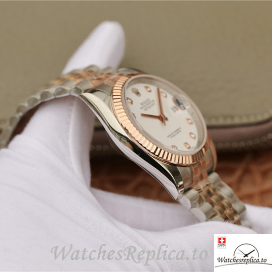 Swiss Rolex Datejust Replica 116231-0060 Stainless steel strap 36MM - WatchesReplica.is