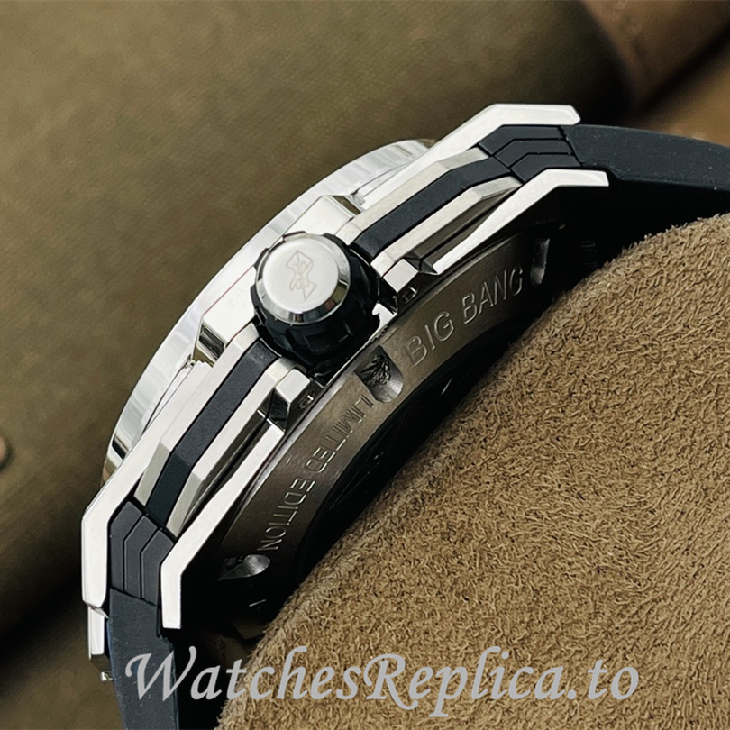 Hublot Replica Big Bang Sang Bleu II Rubber strap 45MM - WatchesReplica.is