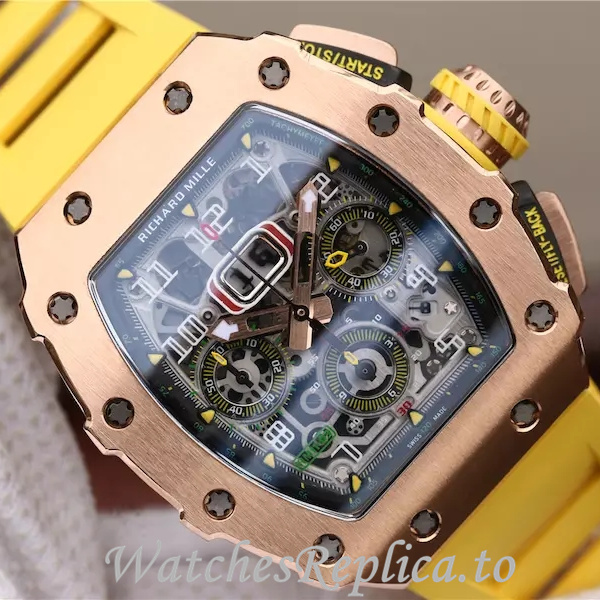 Richard Mille Replica RM11-03 Rubber strap 50MM - WatchesReplica.is