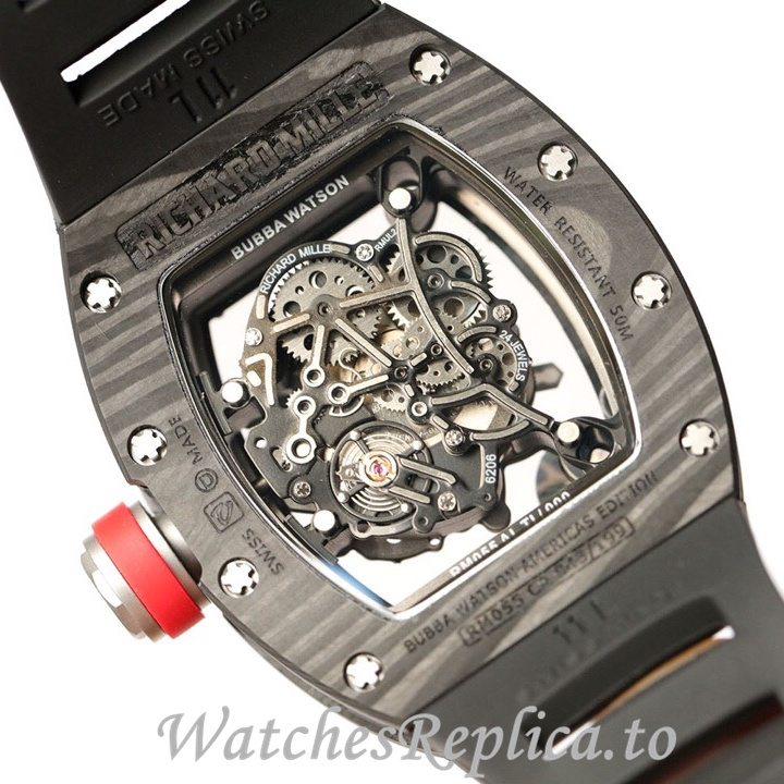 Richard Mille Replica RM055 Rubber strap 50MM - WatchesReplica.is