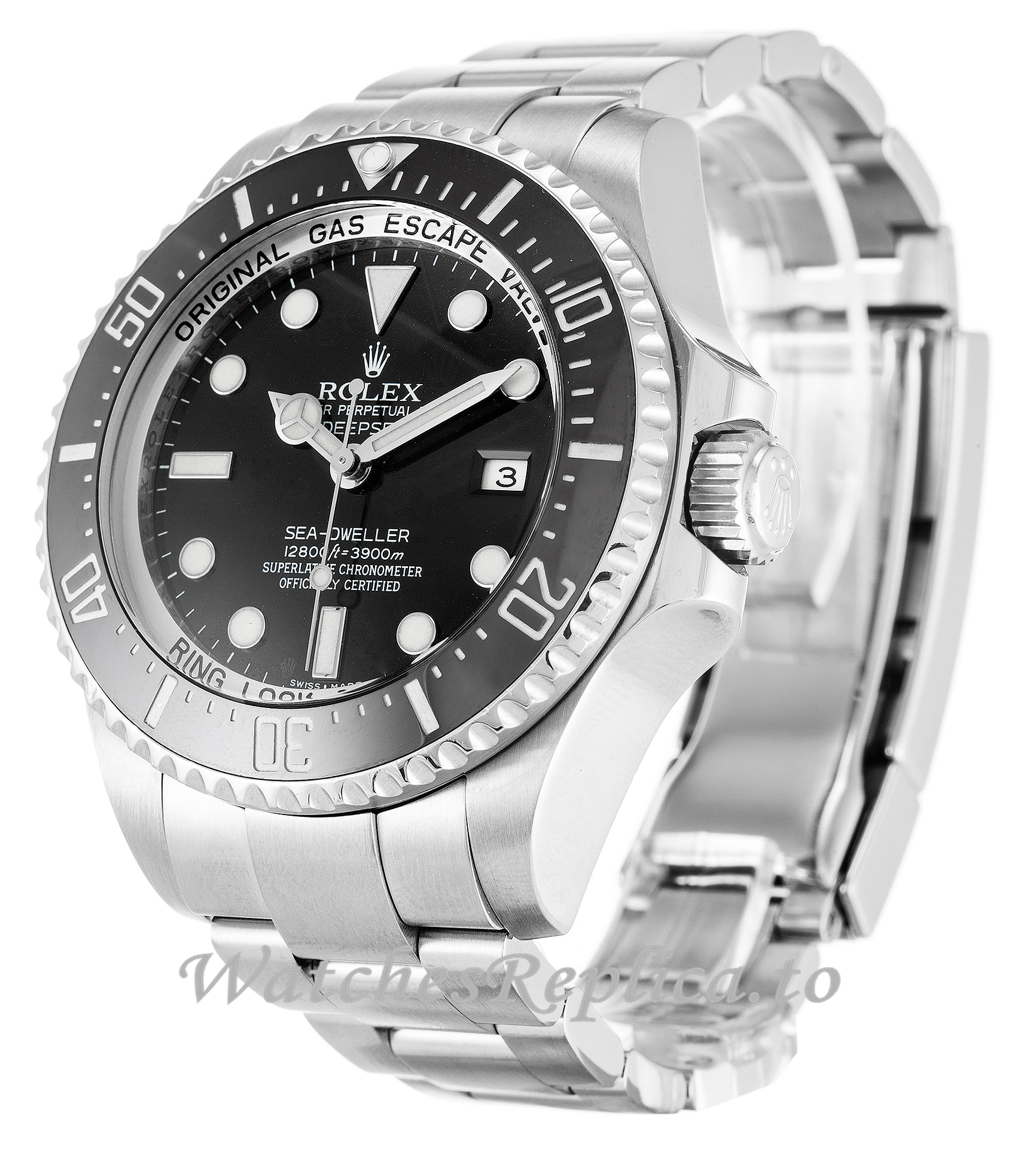 Rolex Deepsea Black Dial 116660-44 MM - WatchesReplica.is