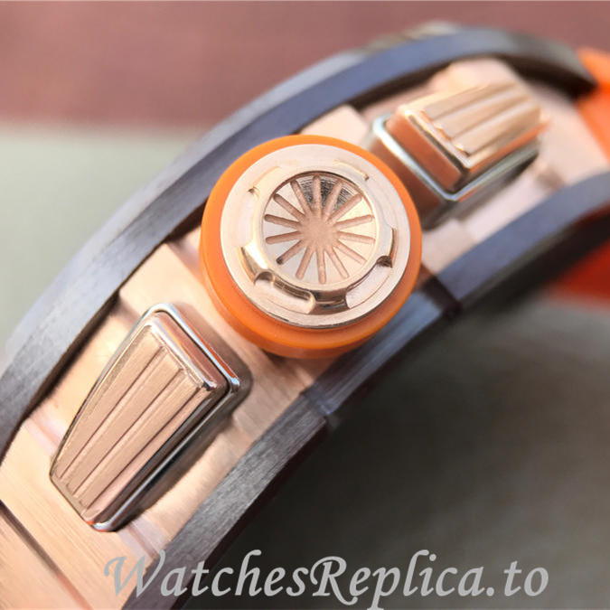 Richard Mille Replica RM011 Rubber strap 50MM - WatchesReplica.is
