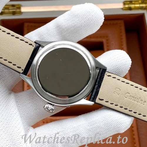 Swiss Rolex Cellini Replica 50515 Leather strap 39MM - WatchesReplica.is