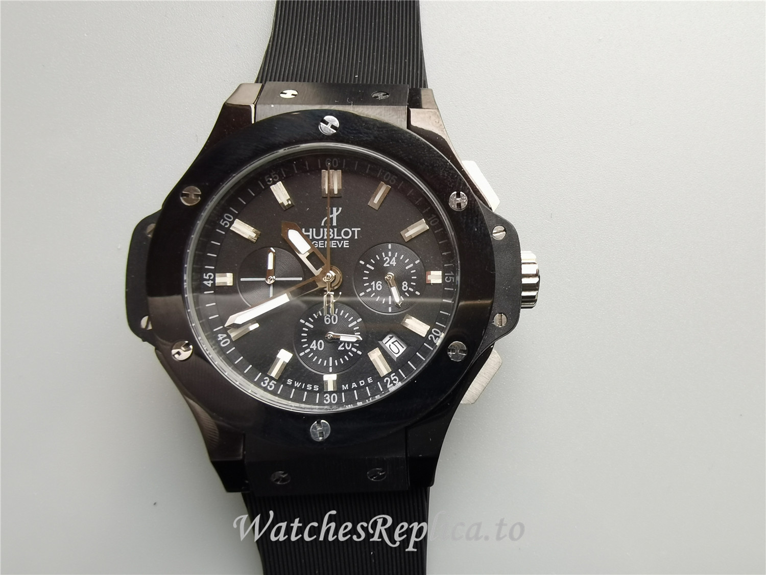 Hublot 44mm Black Carbon Dial 301.CI.1770.RX 44 MM - WatchesReplica.is