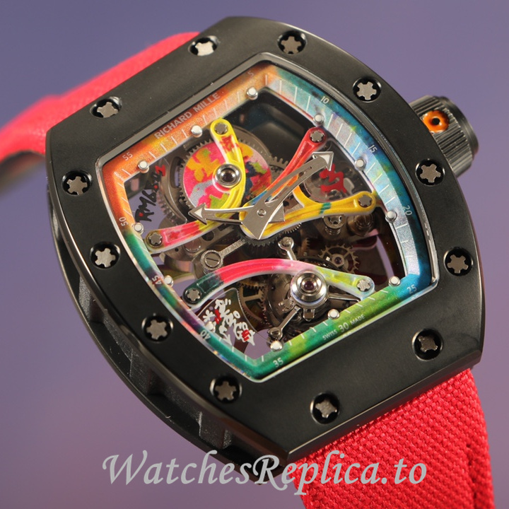 Richard Mille Replica RM68-01 Canvas strap 51MM - WatchesReplica.is