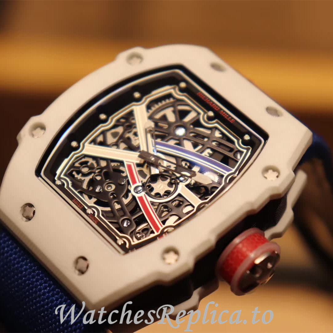 Richard Mille Replica RM67-02 Canvas strap 38.70x47.52MM - WatchesReplica.is