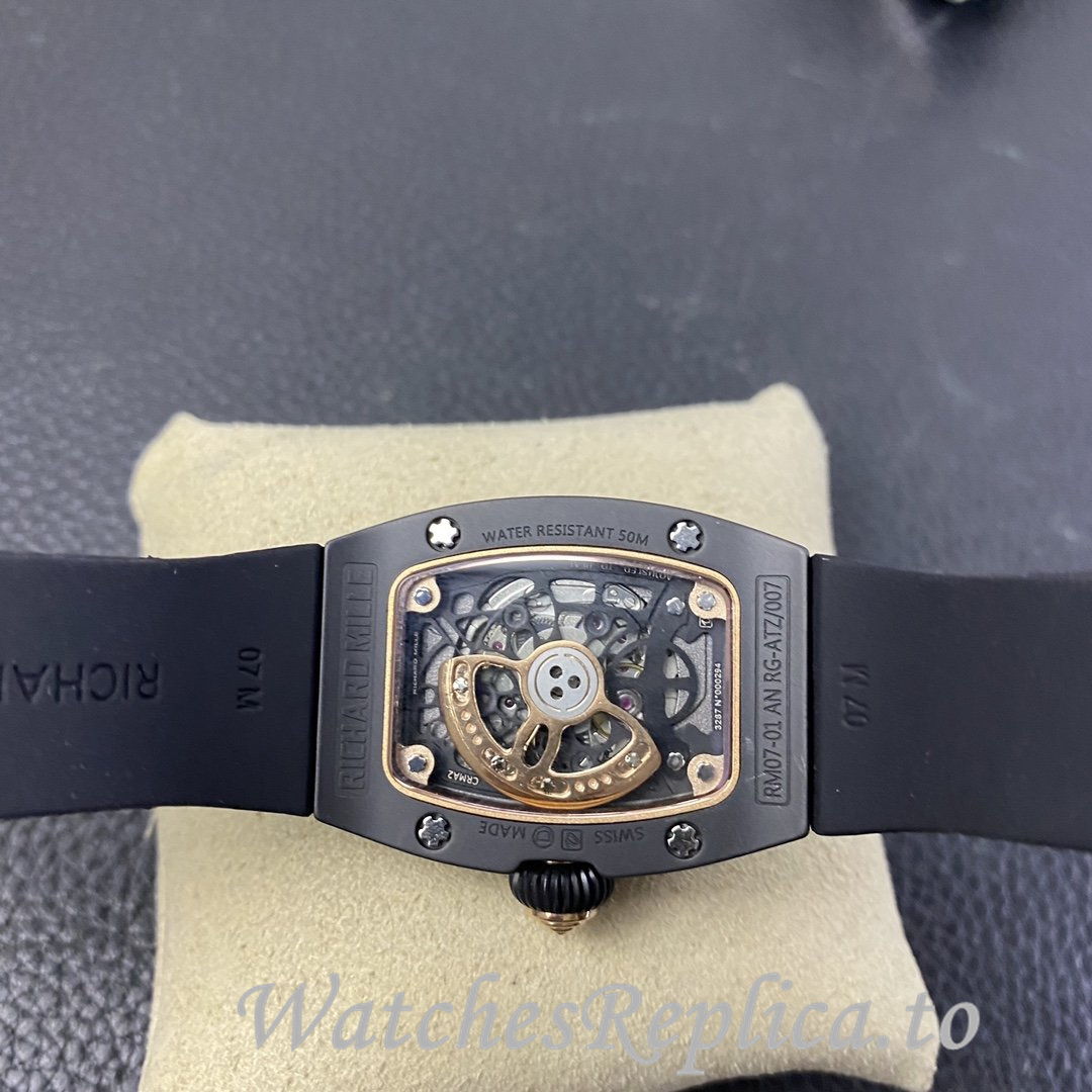 Richard Mille Replica RM037 Rubber strap 45MM - WatchesReplica.is