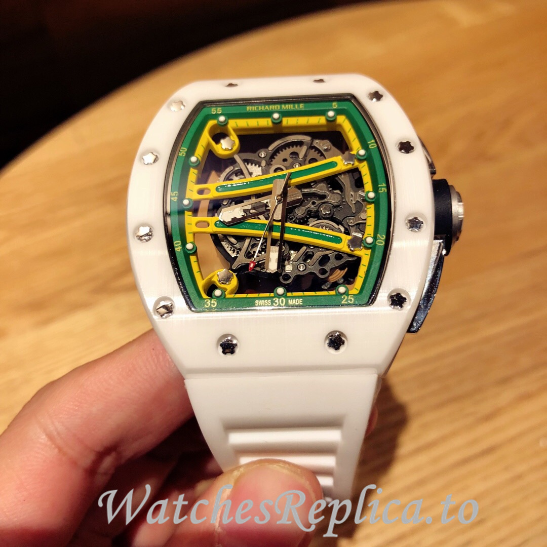 Richard Mille Replica RM61-01 Rubber strap 50MM - WatchesReplica.is
