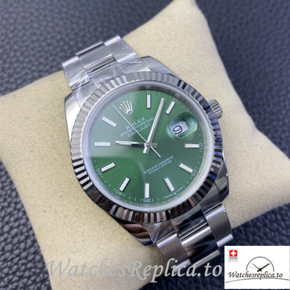 Swiss Rolex Datejust 126334 Replica Stainless steel strap 41MM - WatchesReplica.is