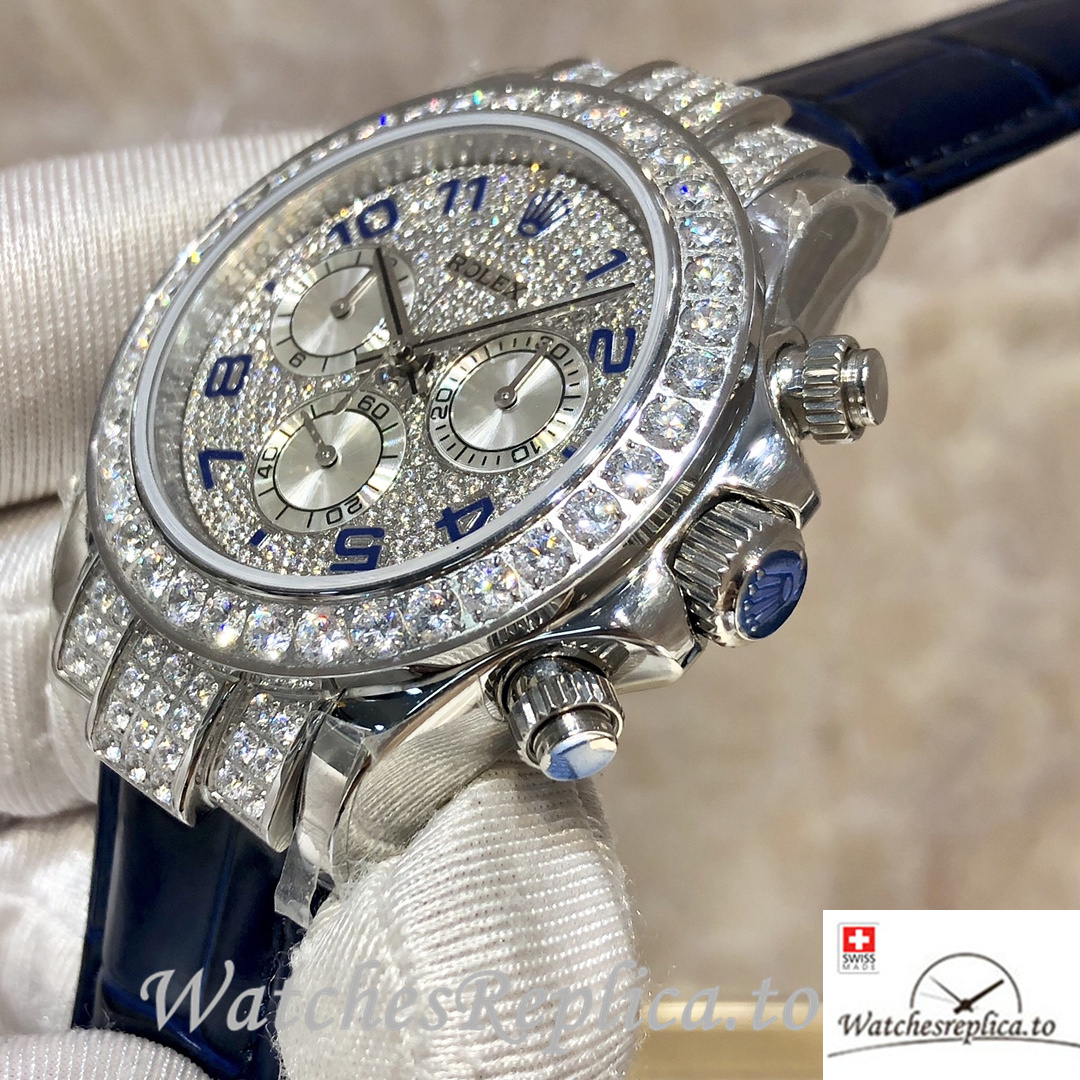 Swiss Rolex Daytona 116599 Replica Leather strap 40MM - WatchesReplica.is