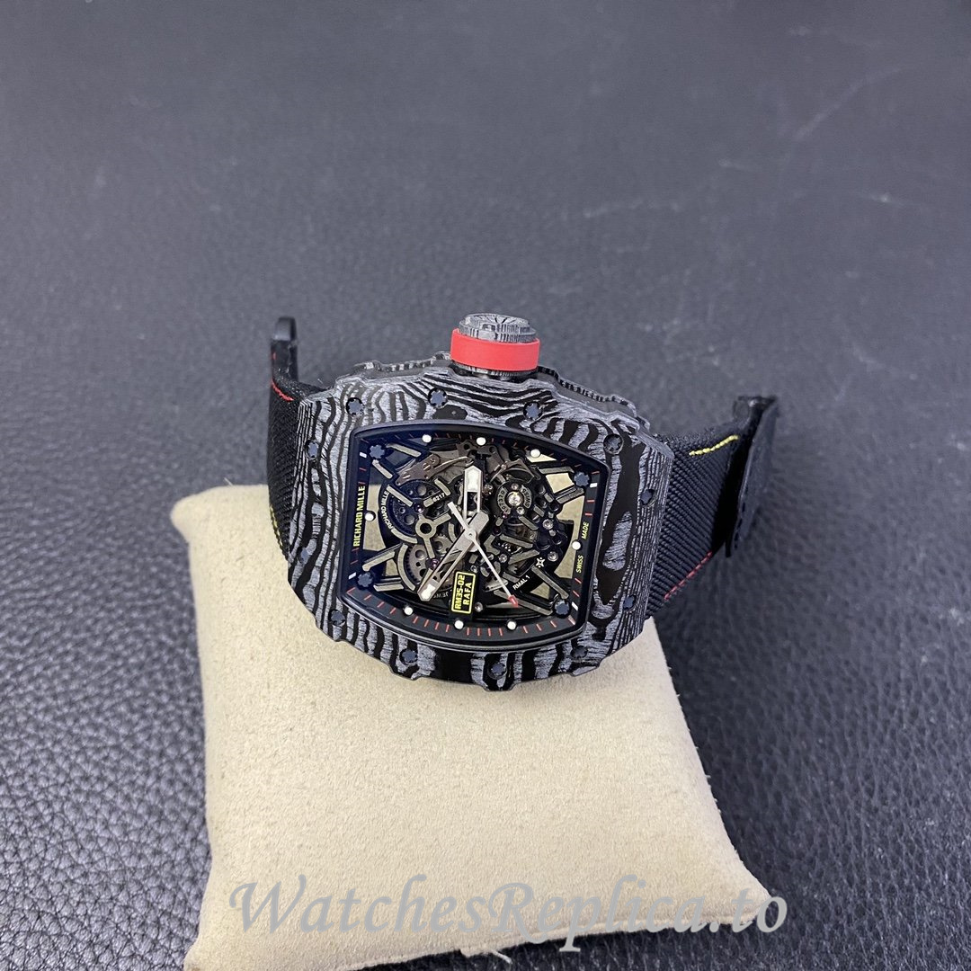 Richard Mille Replica RM035-2 Canvas strap 50MM - WatchesReplica.is