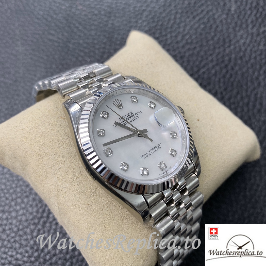 Swiss Rolex Datejust Replica 126233 Stainless steel strap 36MM - WatchesReplica.is