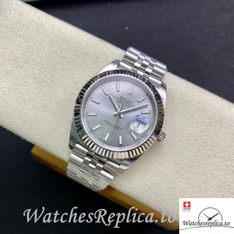 Swiss Rolex Datejust Replica 126331 Stainless steel strap 41MM - WatchesReplica.is