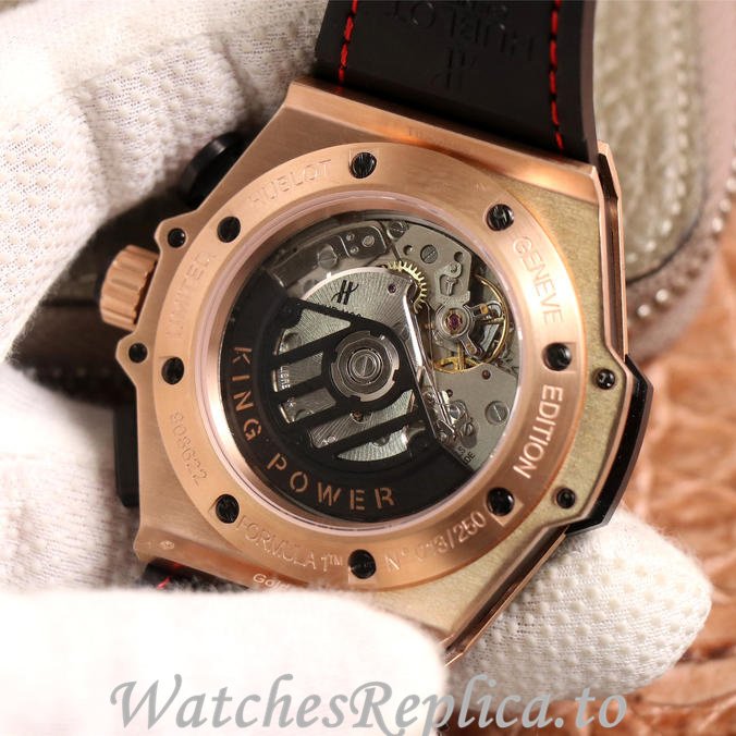 Hublot Replica King Power F1 Leather strap 48MM - WatchesReplica.is