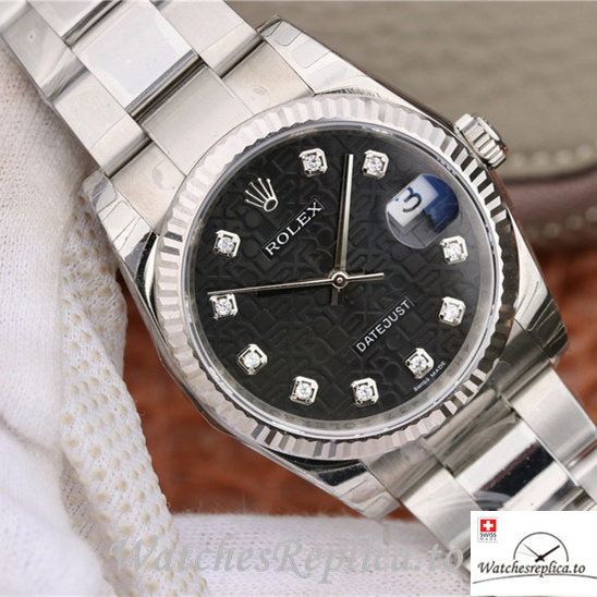 Swiss Rolex Datejust 116234-0122 Stainless steel strap 36MM - WatchesReplica.is