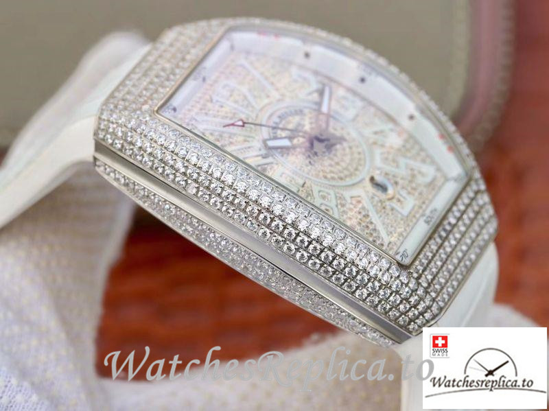 Swiss Franck Muller Vanguard Replica V45.SC.DT.D.NBR.CD.5N.NR 003 Number Markers 45MM×14MM - WatchesReplica.is