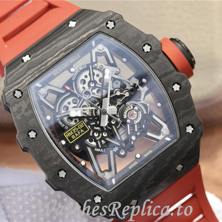 Richard Mille Replica RM035-02 Rubber strap 50MM - WatchesReplica.is