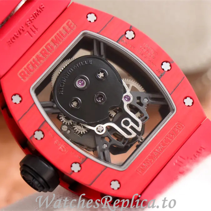 Richard Mille Replica RM52-01 Rubber strap 50MM - WatchesReplica.is