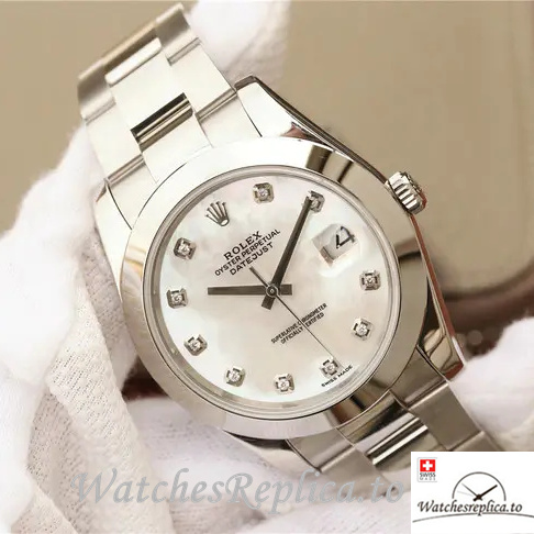 Swiss Rolex Datejust Replica 126300 Stainless steel strap 41MM - WatchesReplica.is