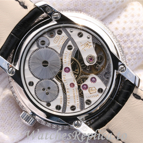 Patek Philippe Replica Complications 4968 Leather strap 33.3MM - WatchesReplica.is
