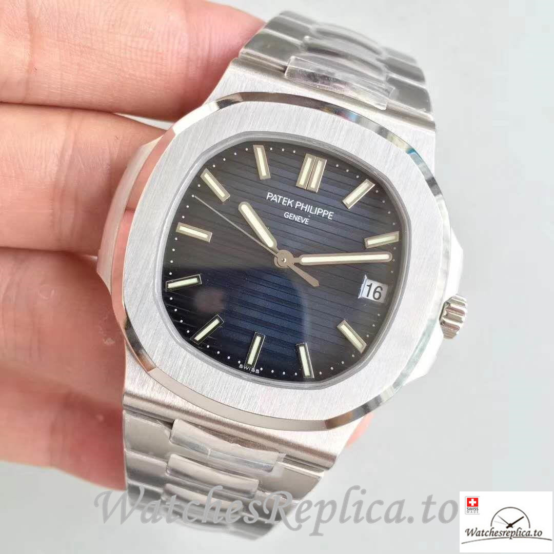 Swiss Patek Philippe Nautilus Replica 5711/1A-010 Stick Markers 40MM - WatchesReplica.is