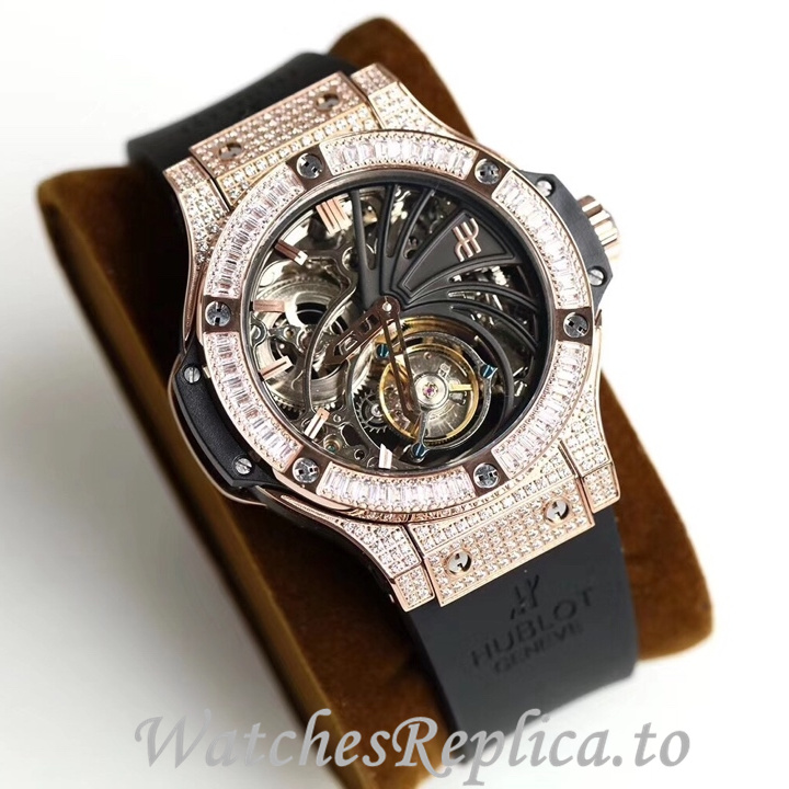 Hublot Replica Big Bang Series Rubber strap 44MM - WatchesReplica.is