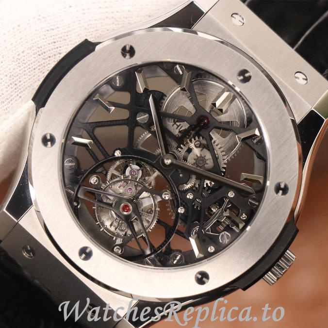 Hublot Replica Classic Fusion Series Leather strap 45MM - WatchesReplica.is
