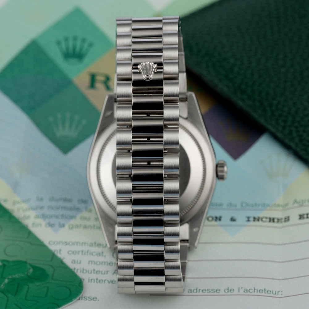 Rolex Day-Date Blue Dial 118206 - WatchesReplica.is