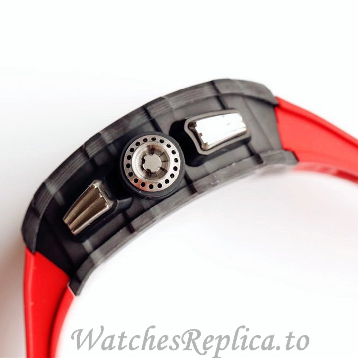 Richard Mille Replica RM011 Rubber strap 50MM - WatchesReplica.is
