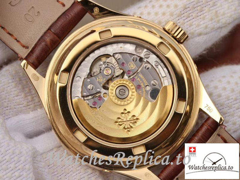 Swiss Patek Philippe Complications Annual Calendar Replica 5035J Roman Markers 40MM - WatchesReplica.is