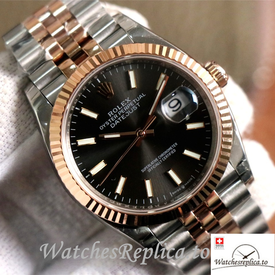 Swiss Rolex Datejust Replica 126233 Stainless steel strap 36MM - WatchesReplica.is