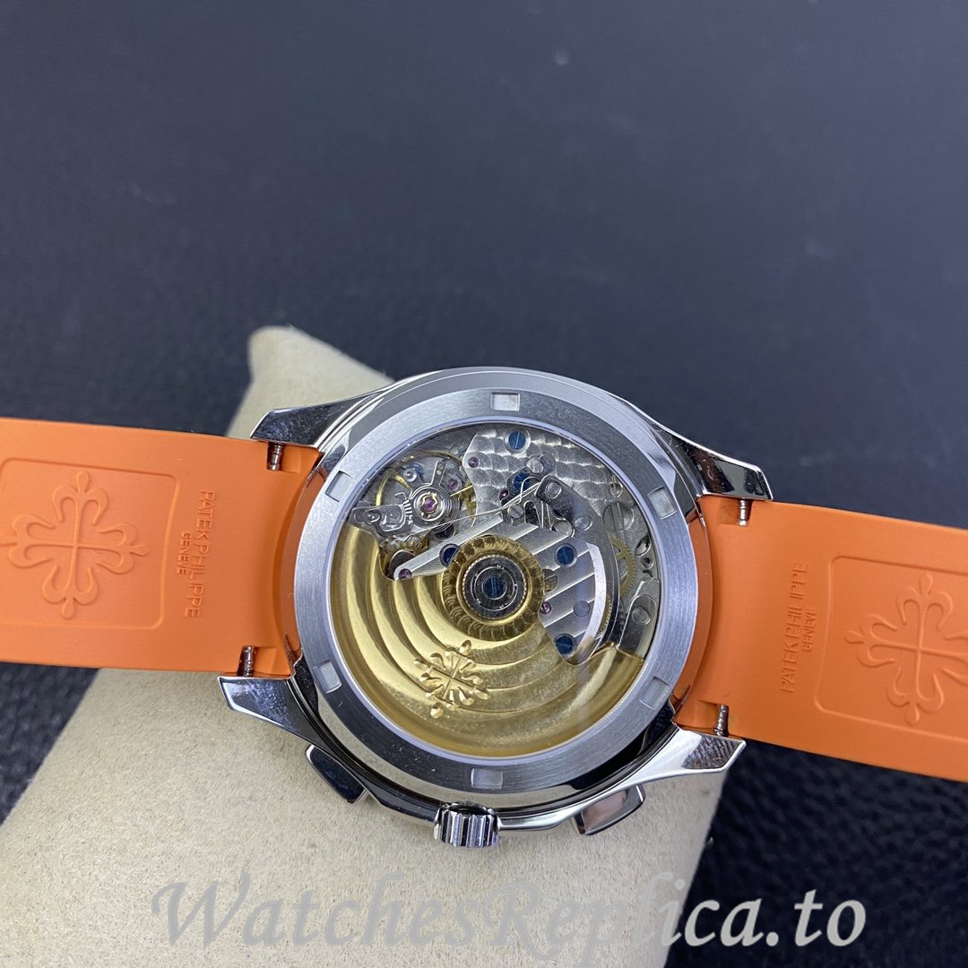 Patek Philippe Replica Aquanaut 5968A-001 Rubber strap 40MM - WatchesReplica.is