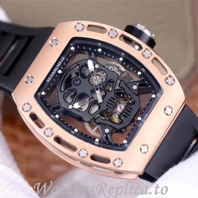 Richard Mille Replica RM52-01 Rubber strap 50MM - WatchesReplica.is