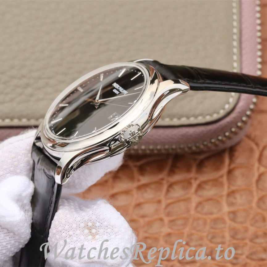 Patek Philippe Replica Calatrava 5227 Leather strap 39MM - WatchesReplica.is