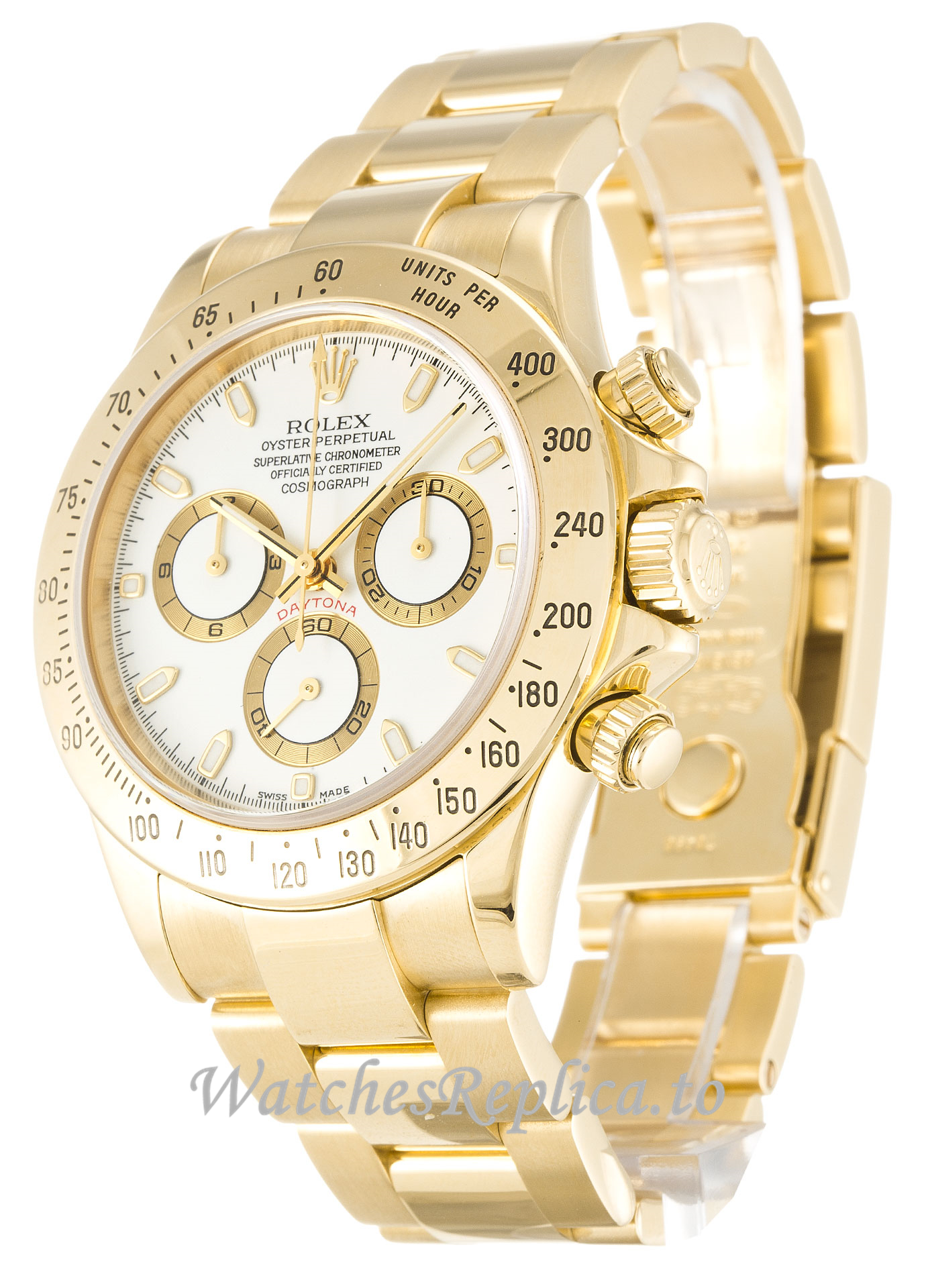 Rolex Daytona White Dial 116528 - WatchesReplica.is