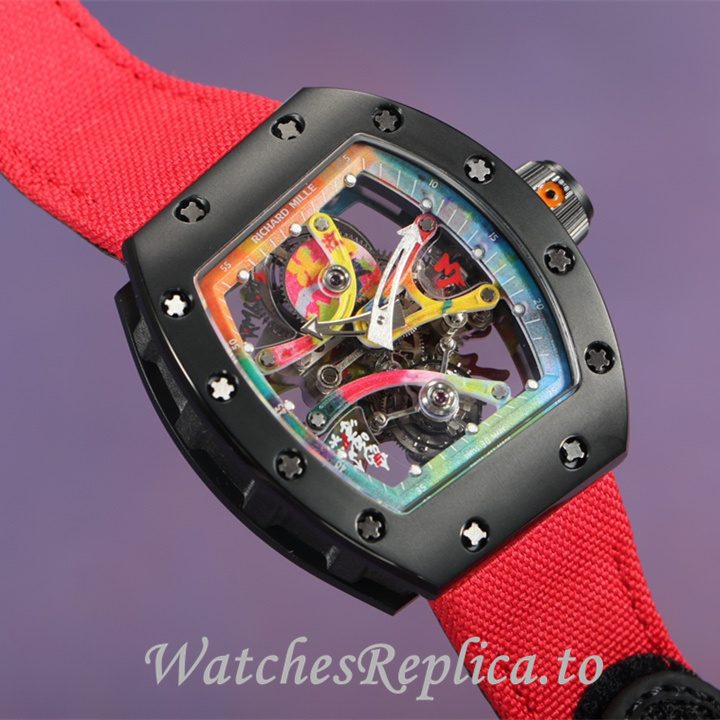 Richard Mille Replica RM68-01 Canvas strap 51MM - WatchesReplica.is