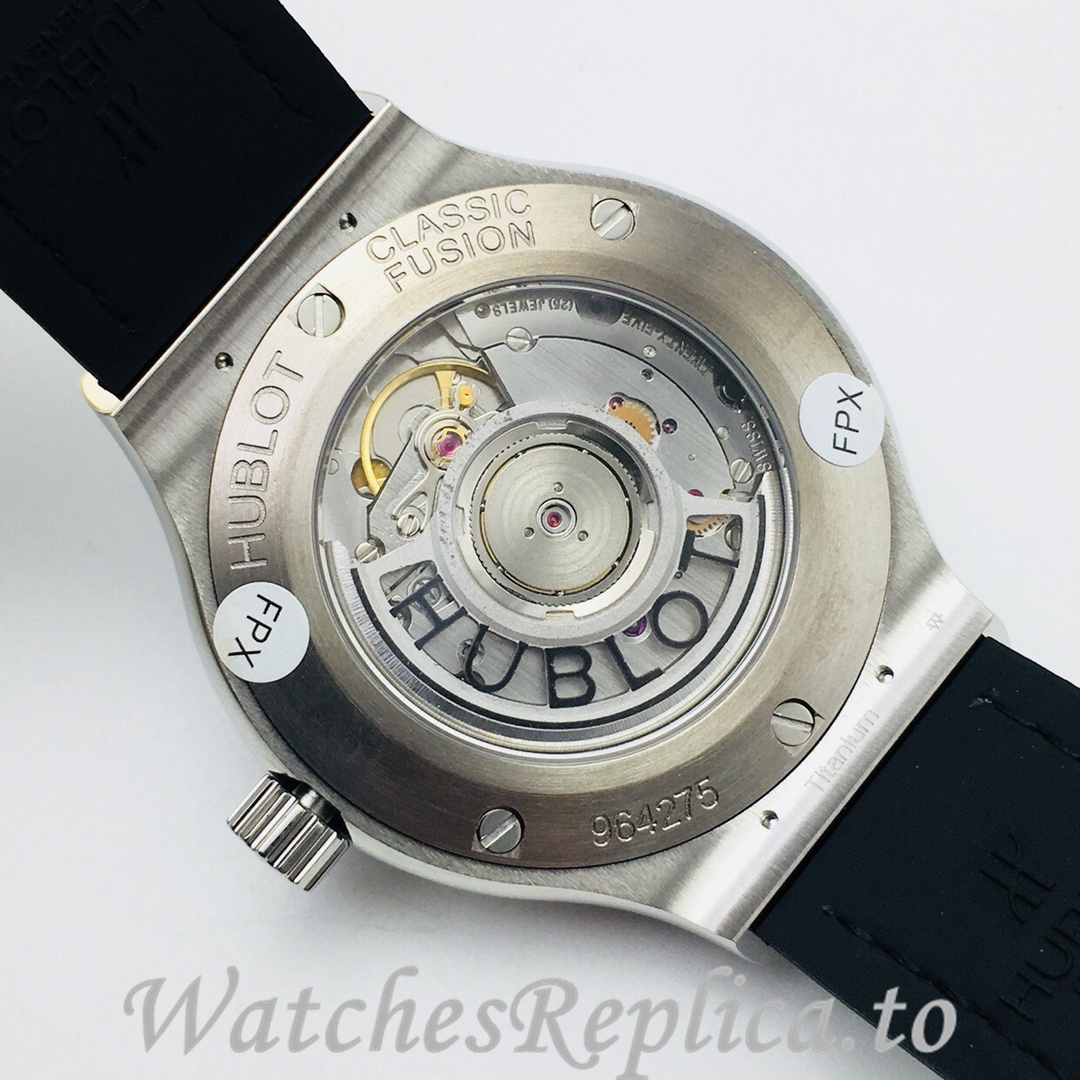 Hublot Replica Classic-Fusion-Series Leather strap 38MM - WatchesReplica.is