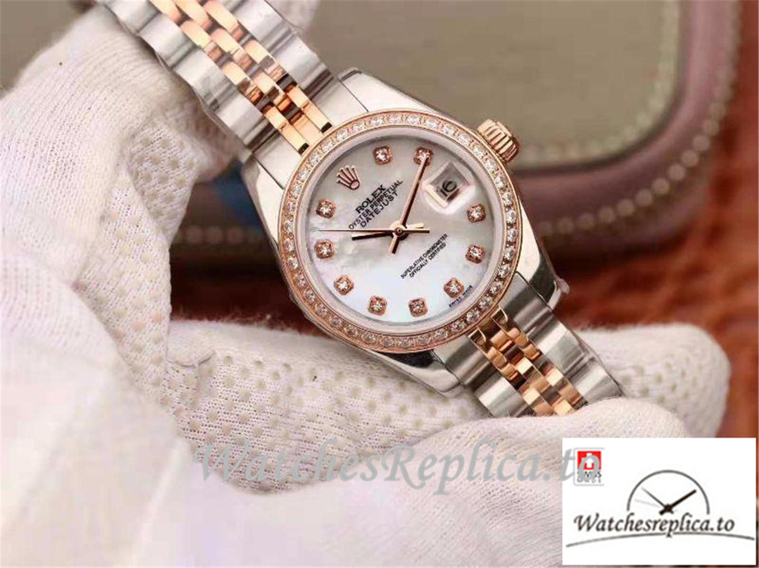 Swiss Rolex Datejust Replica 199867 White Dial 28MM - WatchesReplica.is