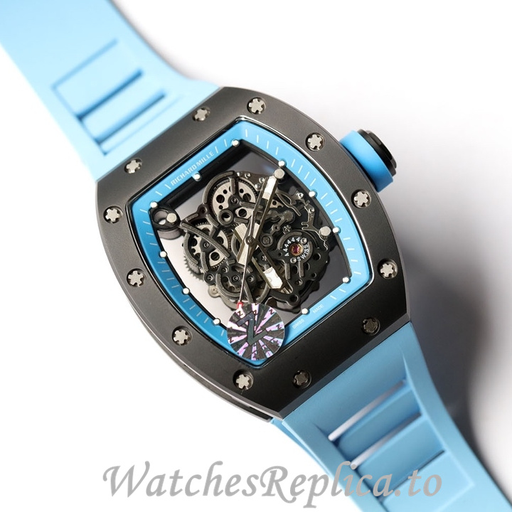 Richard Mille Replica RM055 Rubber strap 50MM - WatchesReplica.is