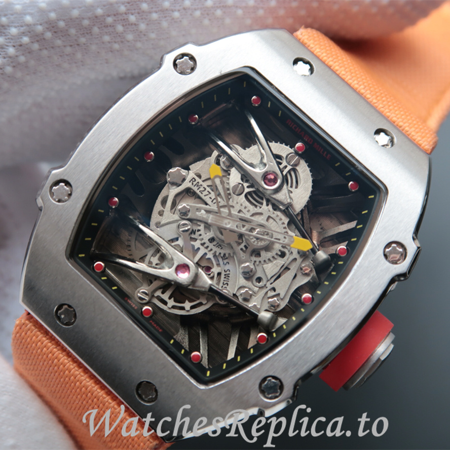 Richard Mille Replica RM27-02 Canvas strap 50MM - WatchesReplica.is