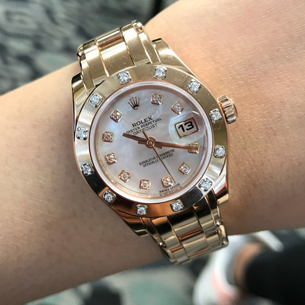 Replica Rolex Pearlmaster m81315-0014 36MM - WatchesReplica.is