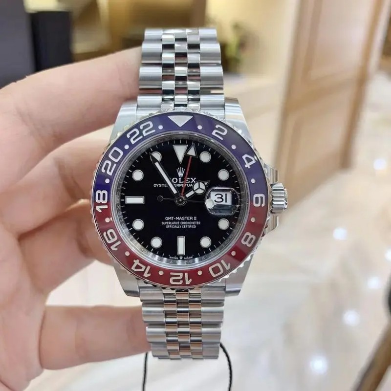 Rolex Gmt Master 126710 BLRO 40MM Mens Watch - WatchesReplica.is