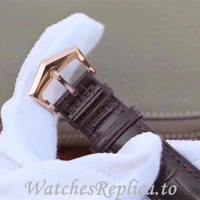 Patek Philippe Replica Complications 6102 Leather strap 44MM - WatchesReplica.is
