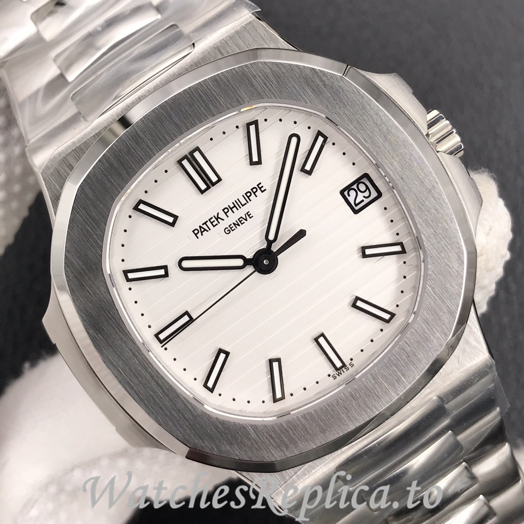 Patek Philippe Replica Nautilus 5711 Stainless steel strap 40MM - WatchesReplica.is