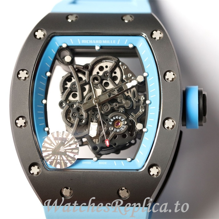 Richard Mille Replica RM055 Rubber strap 50MM - WatchesReplica.is
